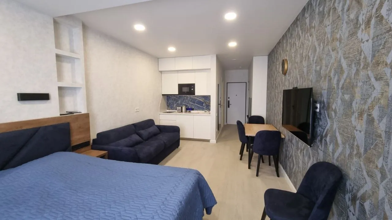 Студия 38 м² с видом на море в Solis Residence 7