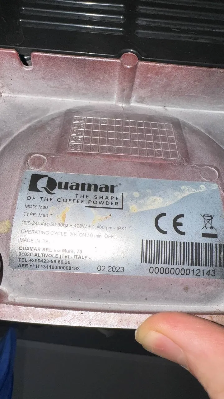 Кофемашина Astoria и кофемолка Quamar 1