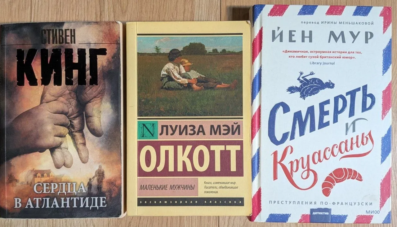 Книги трёх авторов одним лотом 1