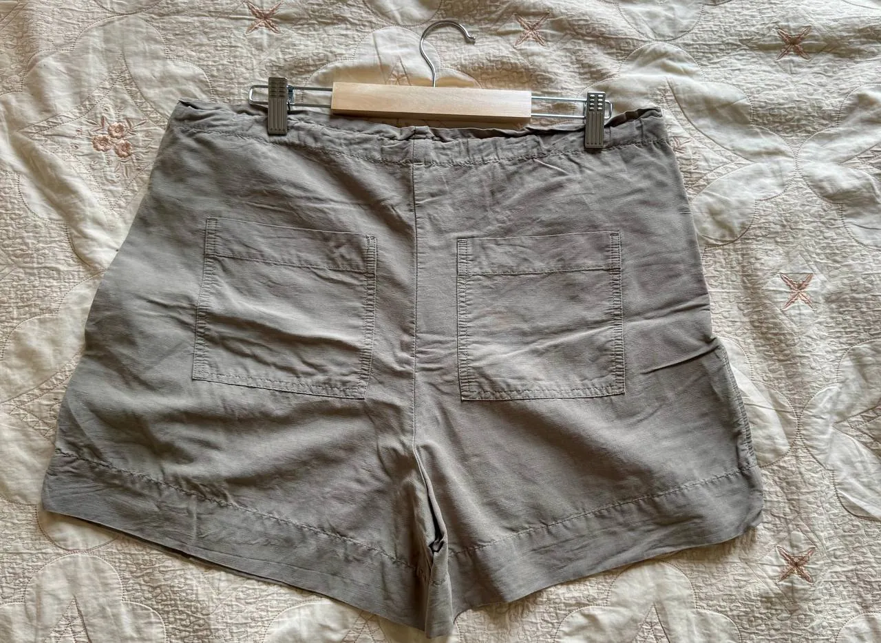 Шорты H&M изо льна и хлопка, S-M 2
