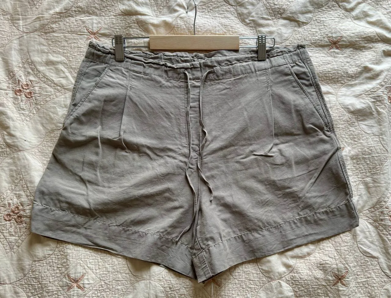 Шорты H&M изо льна и хлопка, S-M 1