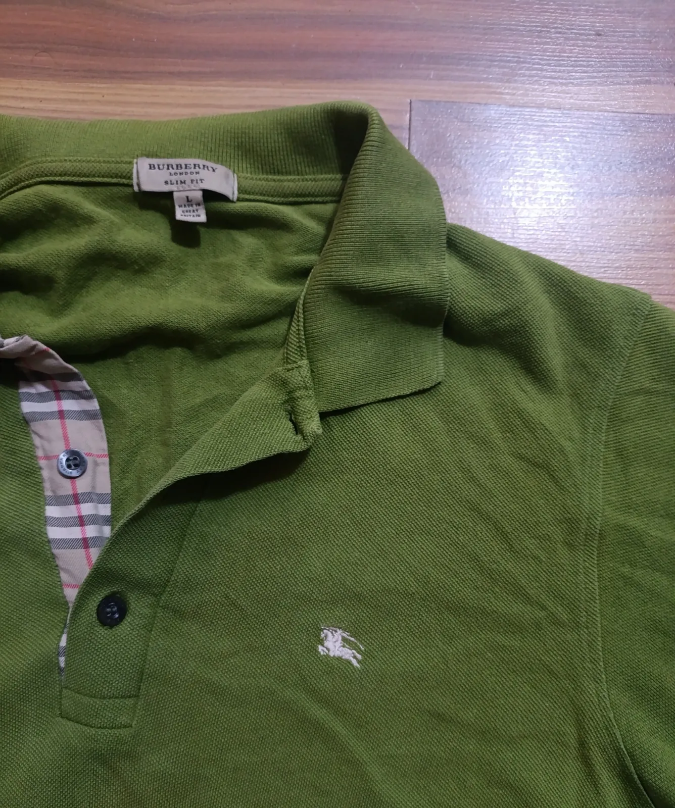 Поло Burberry slim fit размер L 2