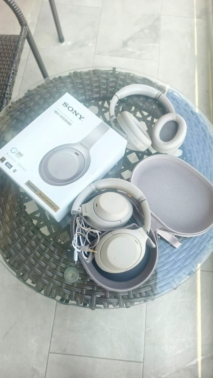 Наушники Sony WH-1000XM4 с полным комплектом 6