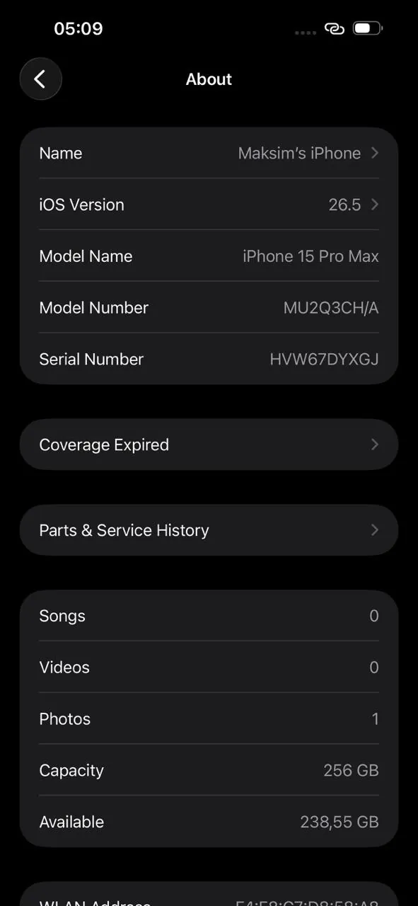 iPhone 15 Pro Max 256GB China 3