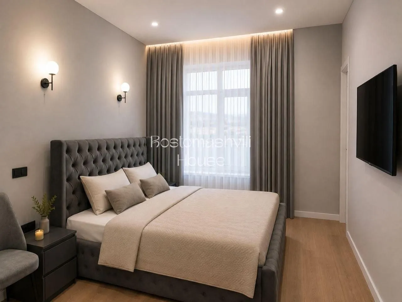 Квартира 100 м² с паркингом в Сабуртало 3