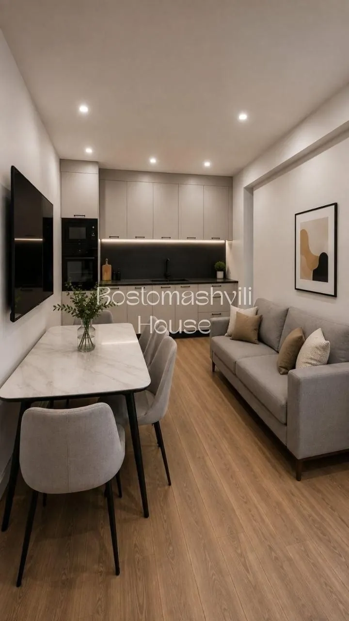 Квартира 45 м² с балконом в Сабуртало 1