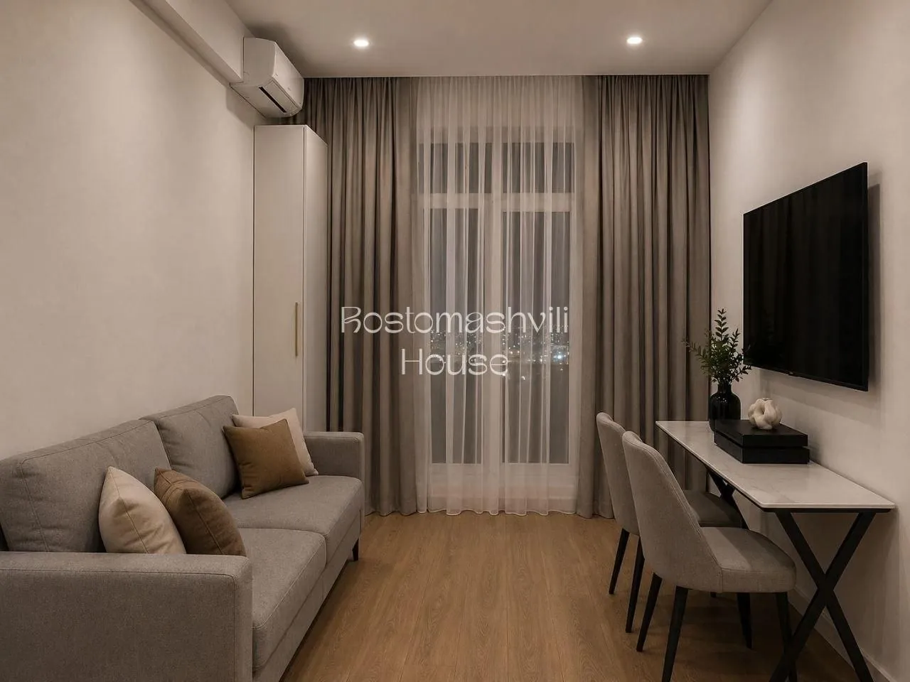 Квартира 45 м² с балконом в Сабуртало 2