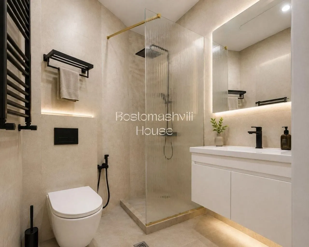 Квартира 45 м² с балконом в Сабуртало 7