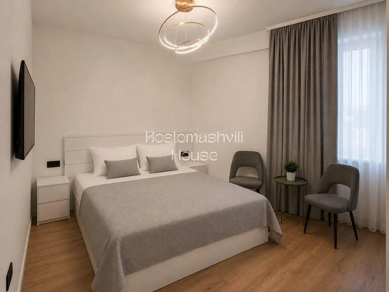 Квартира 45 м² с балконом в Сабуртало 4