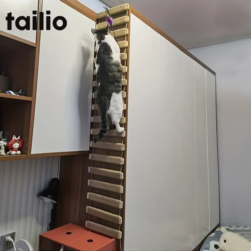 Верёвочная лестница для кота 2