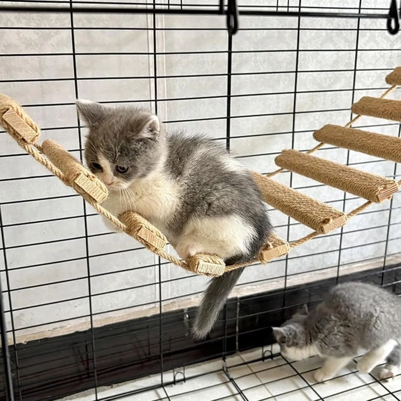 Верёвочная лестница для кота 3