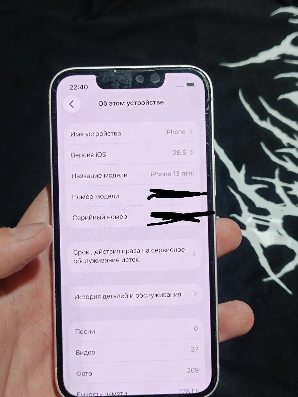 Смартфон iPhone 13 mini розовый 128GB 4