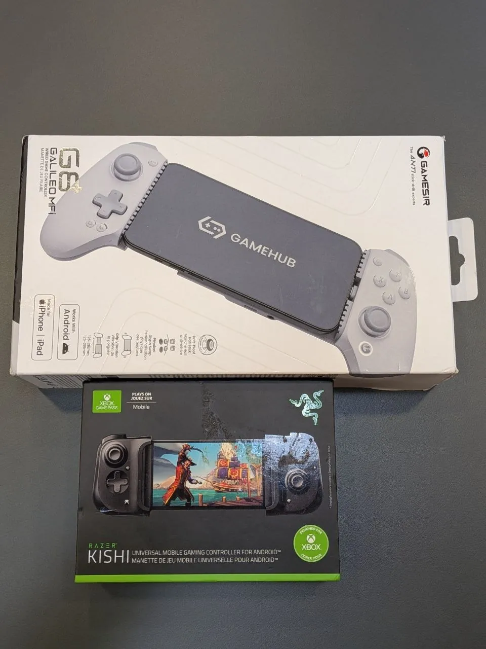 Геймпады GameSir G8+ Galileo и Razer Kishi 2