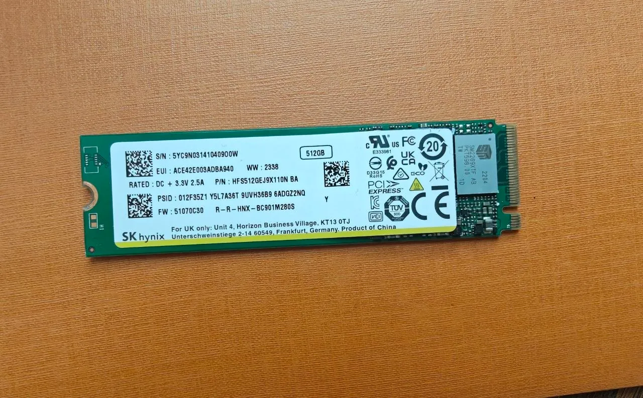 SSD NVMe M.2 SK Hynix BC711 512 ГБ 1