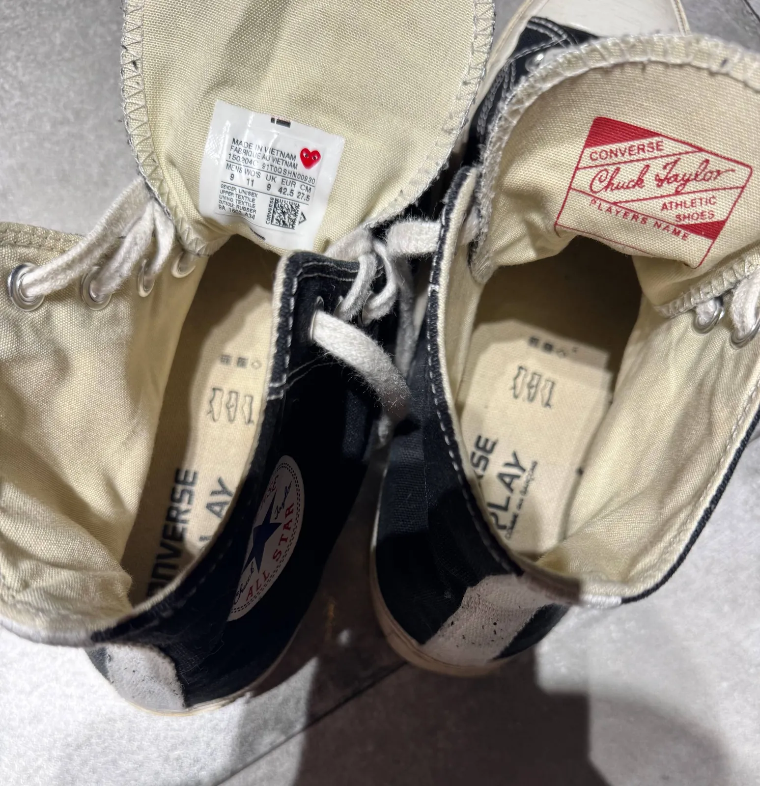 Кроссовки Converse CDG Play 3