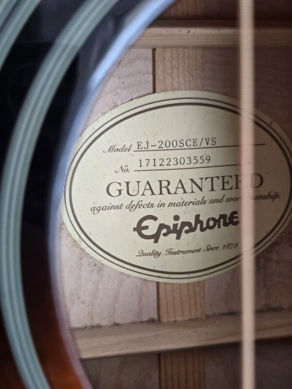 Гитара Epiphone EJ-200SCE 3