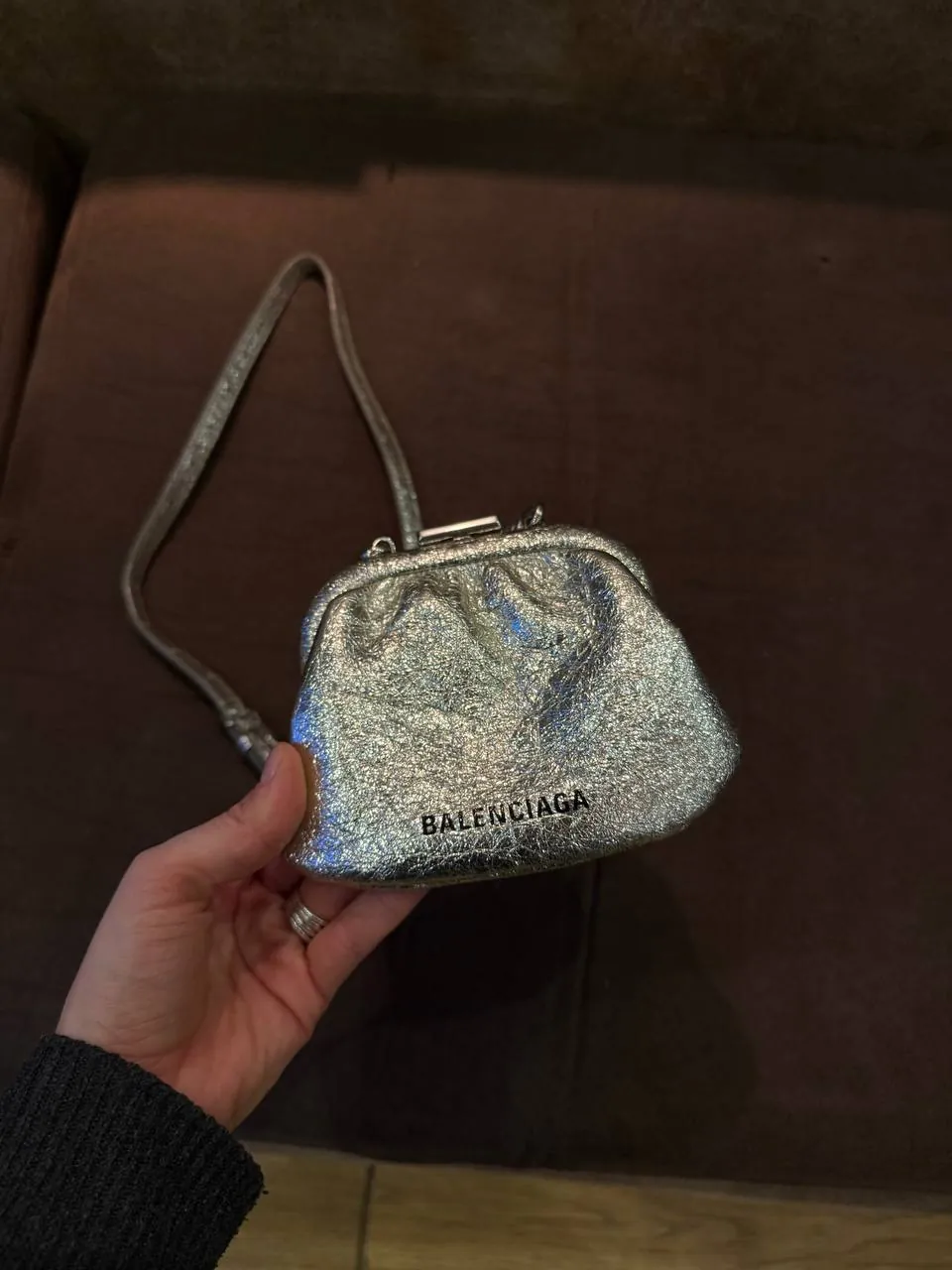 Сумка Balenciaga metallic mini 2
