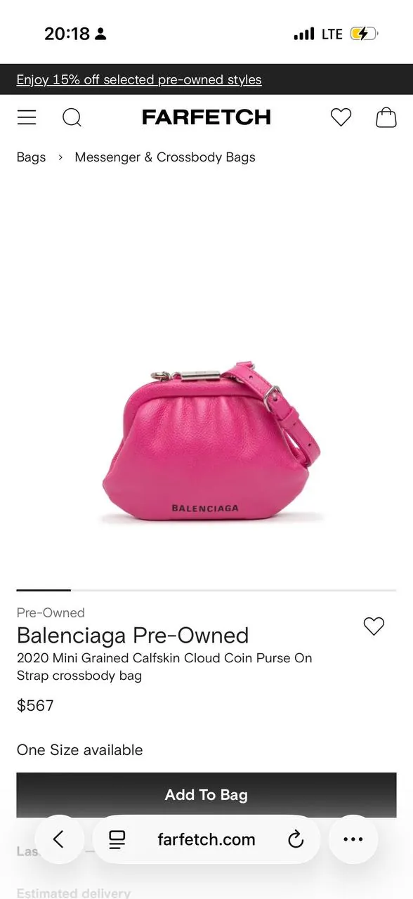 Сумка Balenciaga metallic mini 4