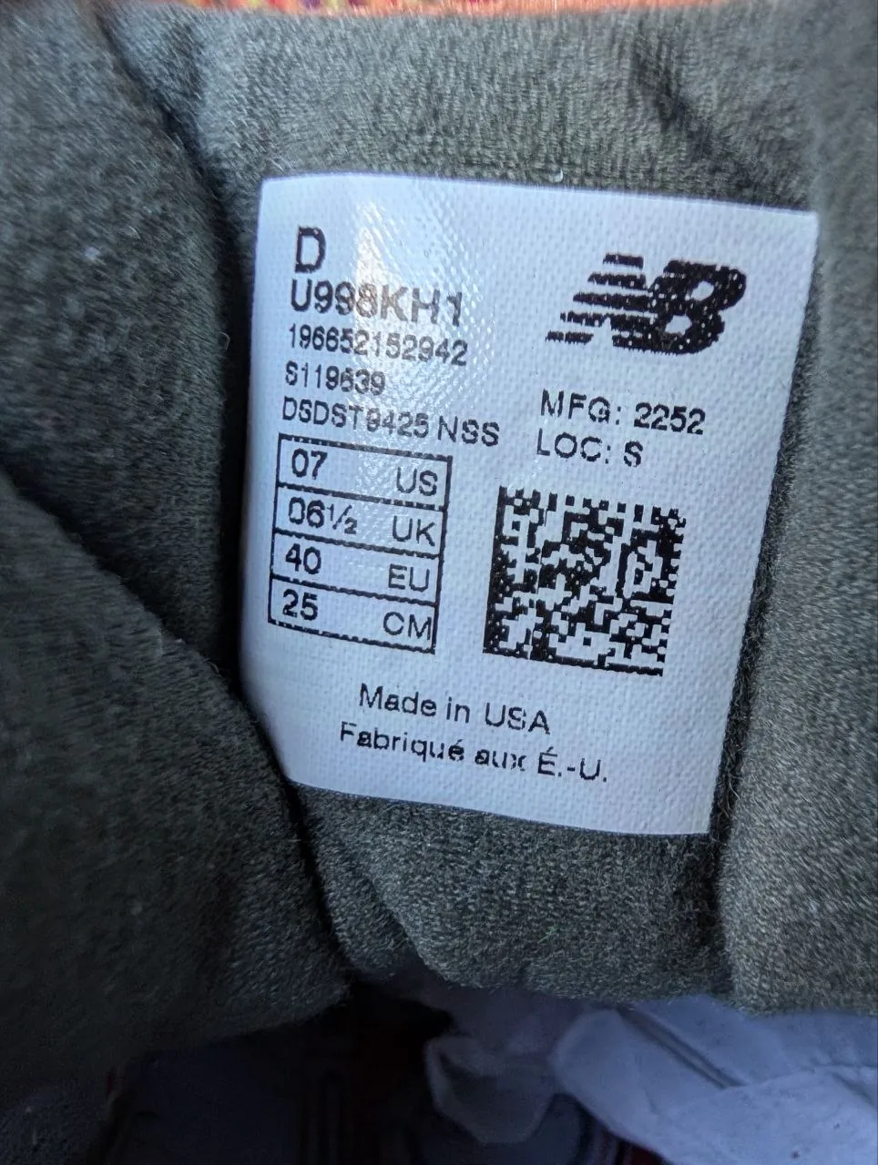 Кроссовки New Balance 998 KITH 5