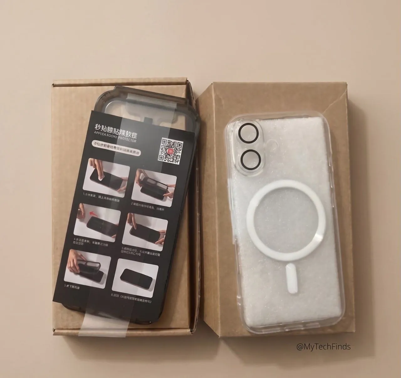 Чехол MagSafe iPhone 16 со стеклом 1