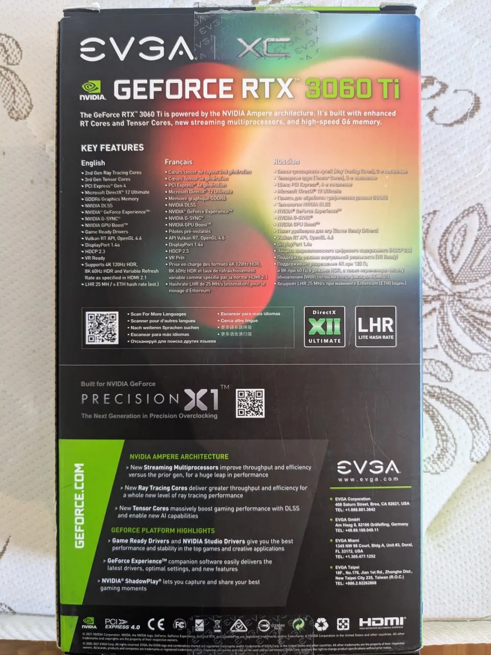 Видеокарта EVGA RTX 3060 Ti 8GB 2