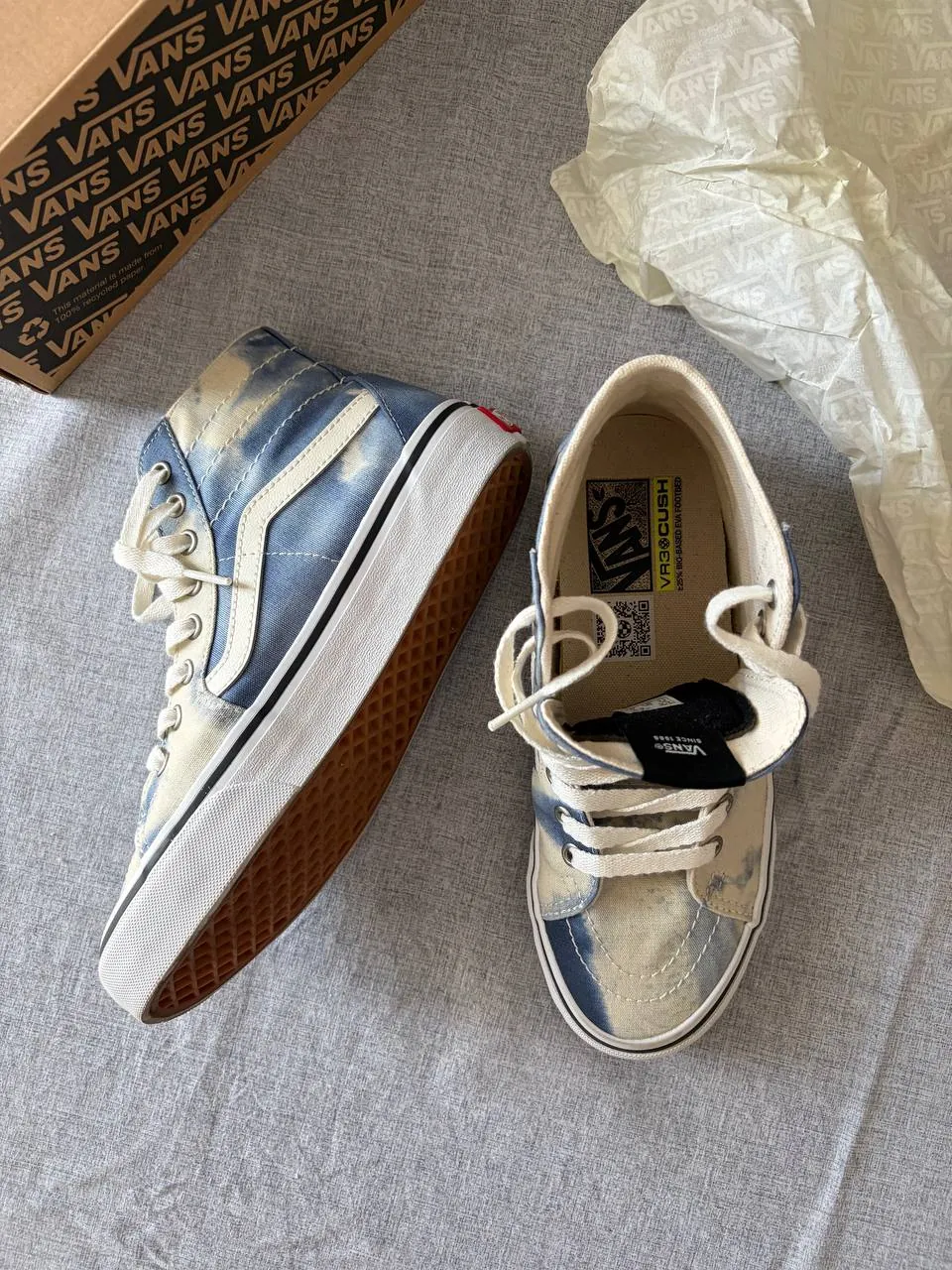 Кеды Vans Sk8-Hi Tapered VR3 голубые 6