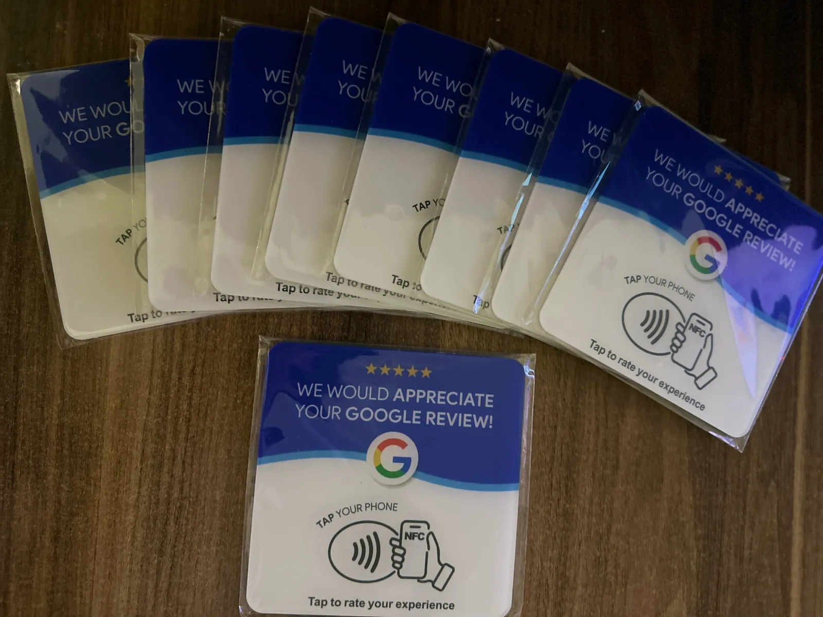 NFC-карточка для Google отзывов 1