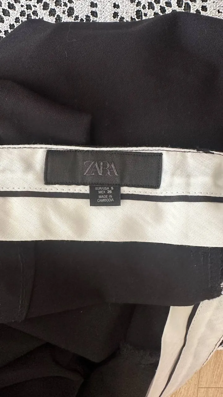 Брюки палаццо Zara чёрные 3