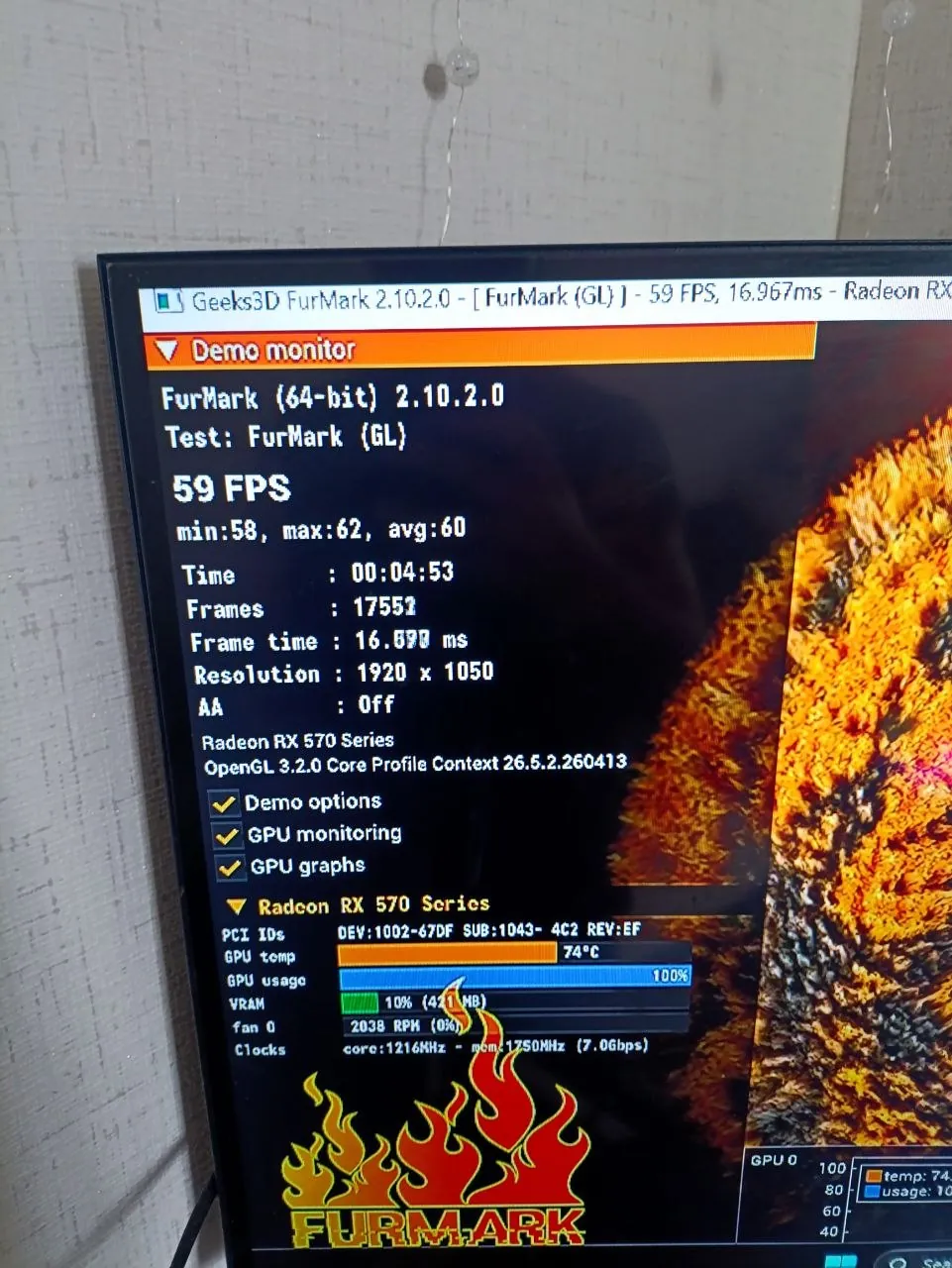 Компьютер игровой RX570 i3 10100f 4