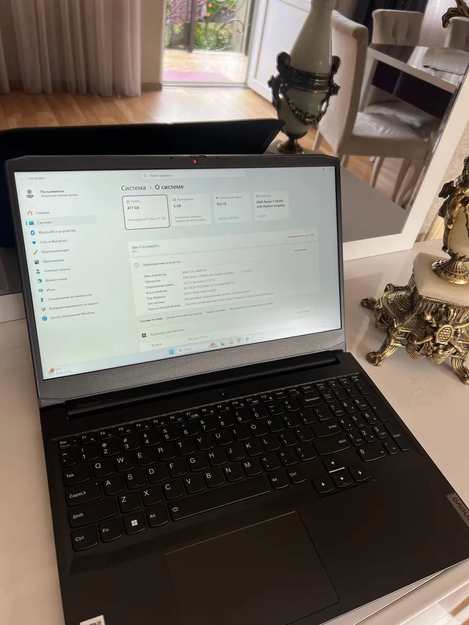Ноутбук Lenovo IdeaPad Gaming RTX 3050Ti 2