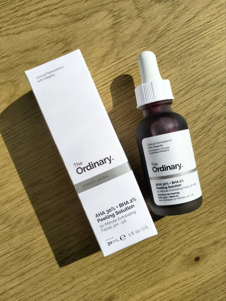 The Ordinary AHA BHA пилинг 1