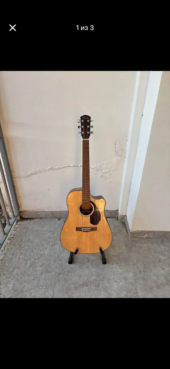 Гитара Fender CD-140SCE акустика 1