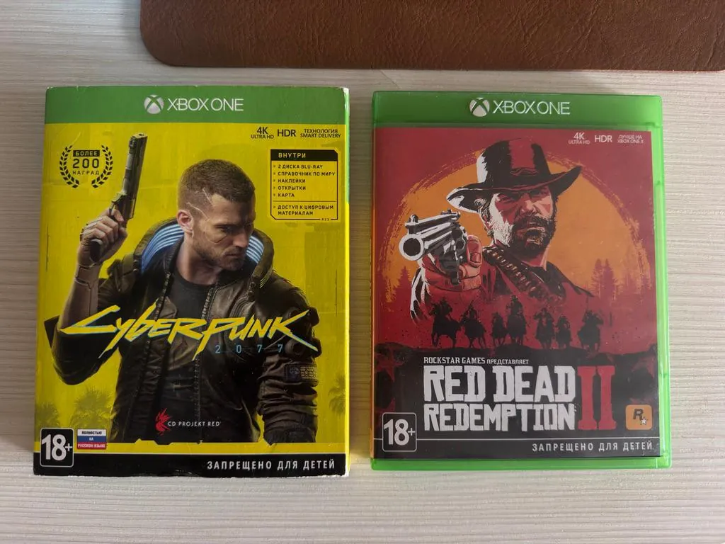 Игры для Xbox Cyberpunk и RDR2 1