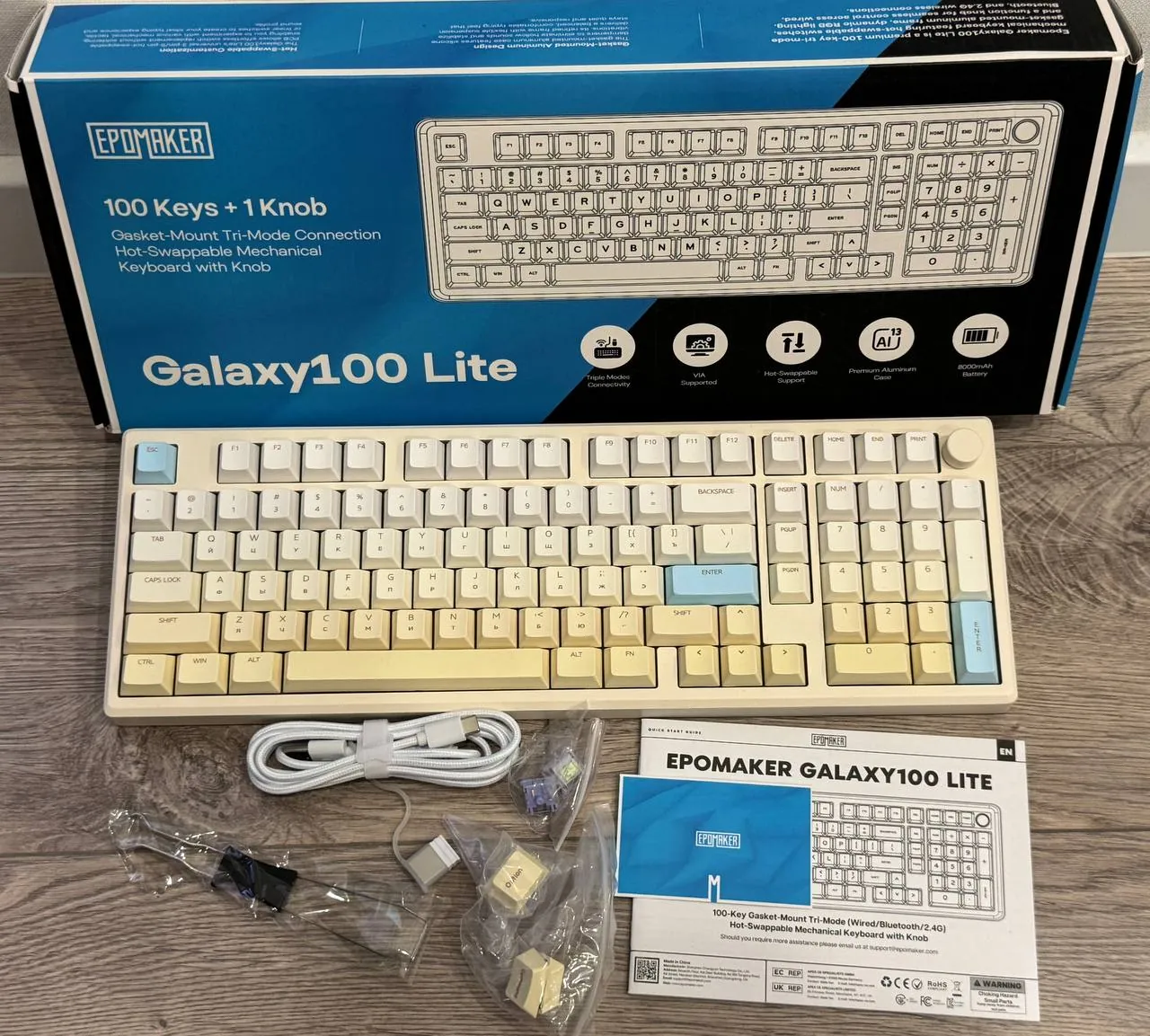 Клавиатура EPOMAKER Galaxy100 Lite 1