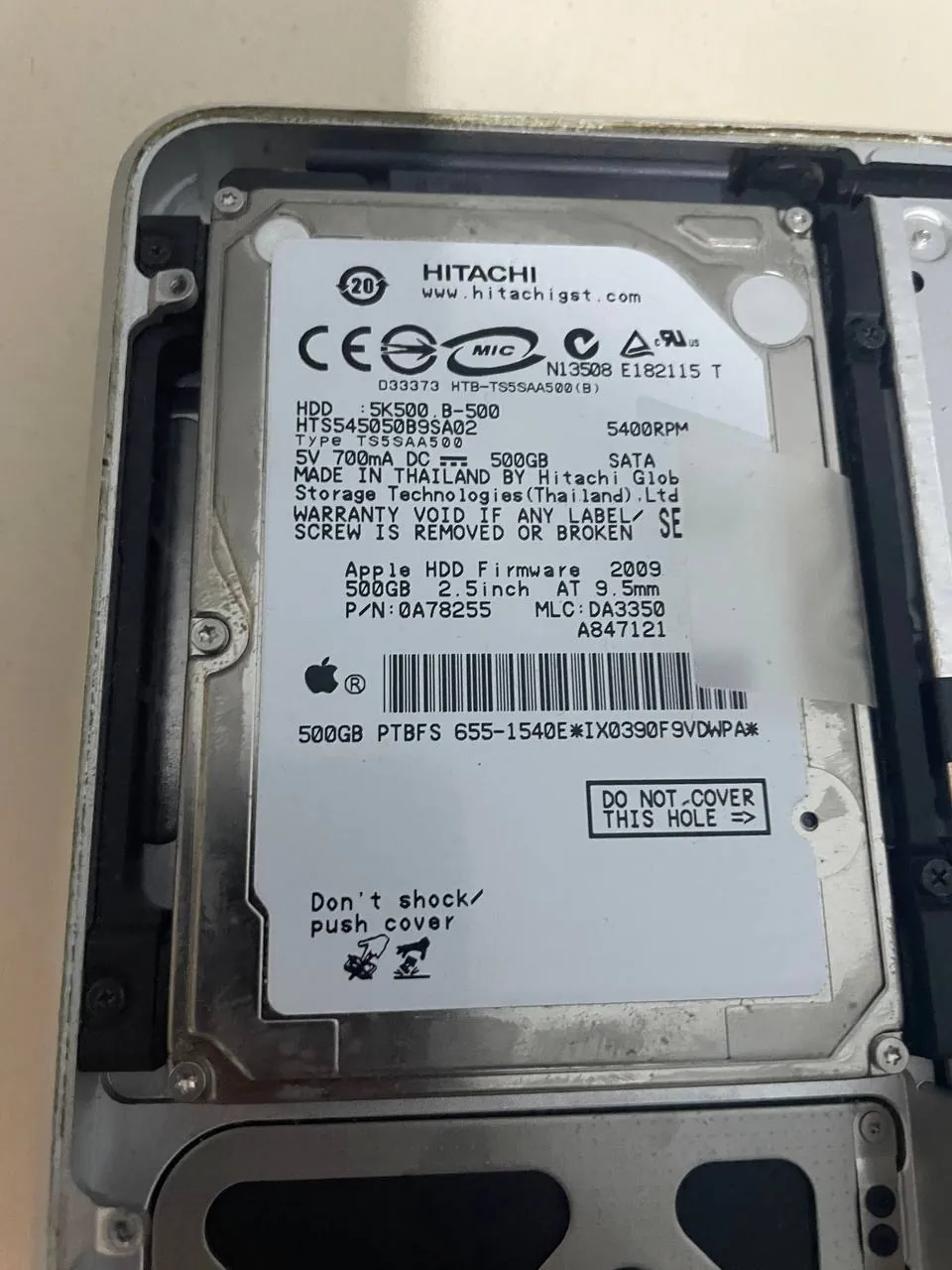 ОЗУ, HDD и MacBook на запчасти 2