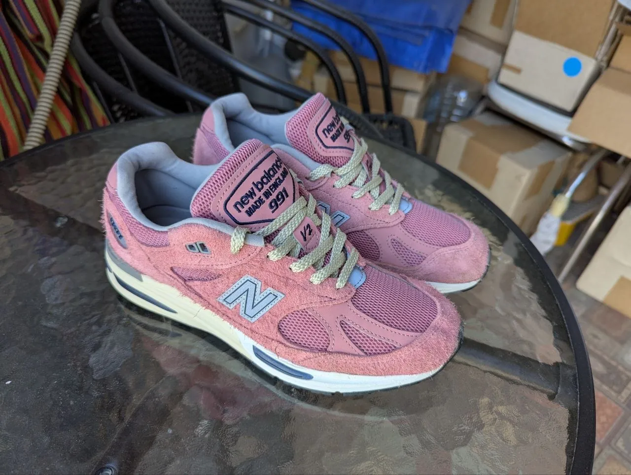 Кроссовки New Balance 991v2 женские 1