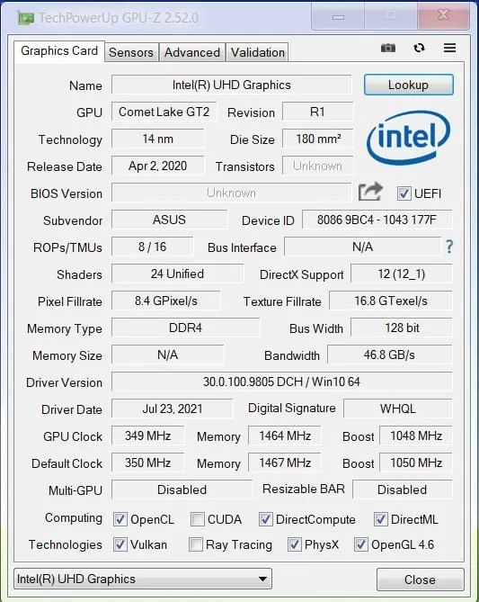 Ноутбук ASUS TUF Gaming F15 1