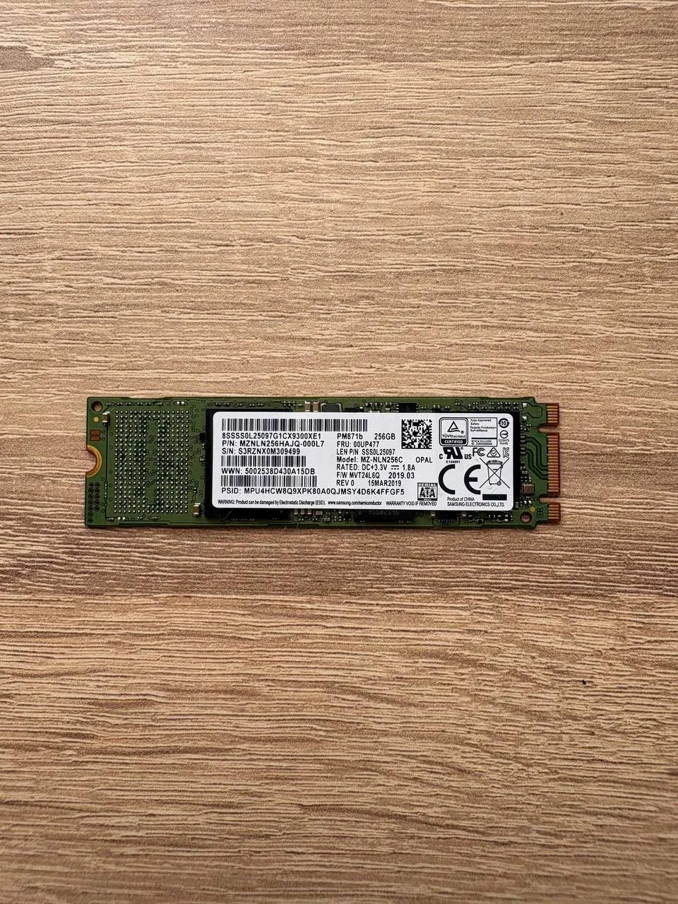 SSD Samsung M2 256GB 1