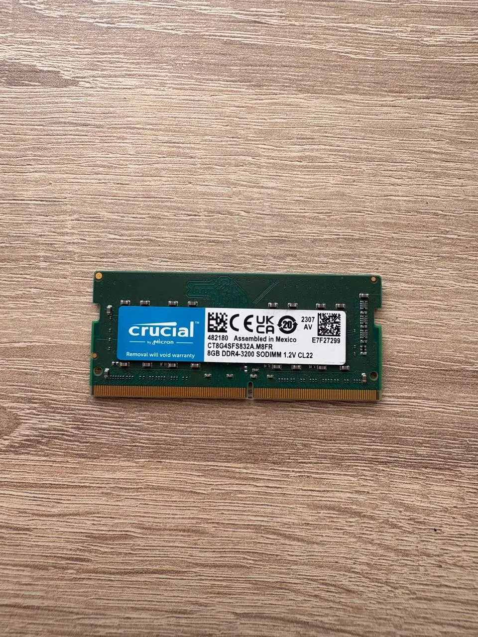 Оперативная память Crucial 8GB DDR4 1
