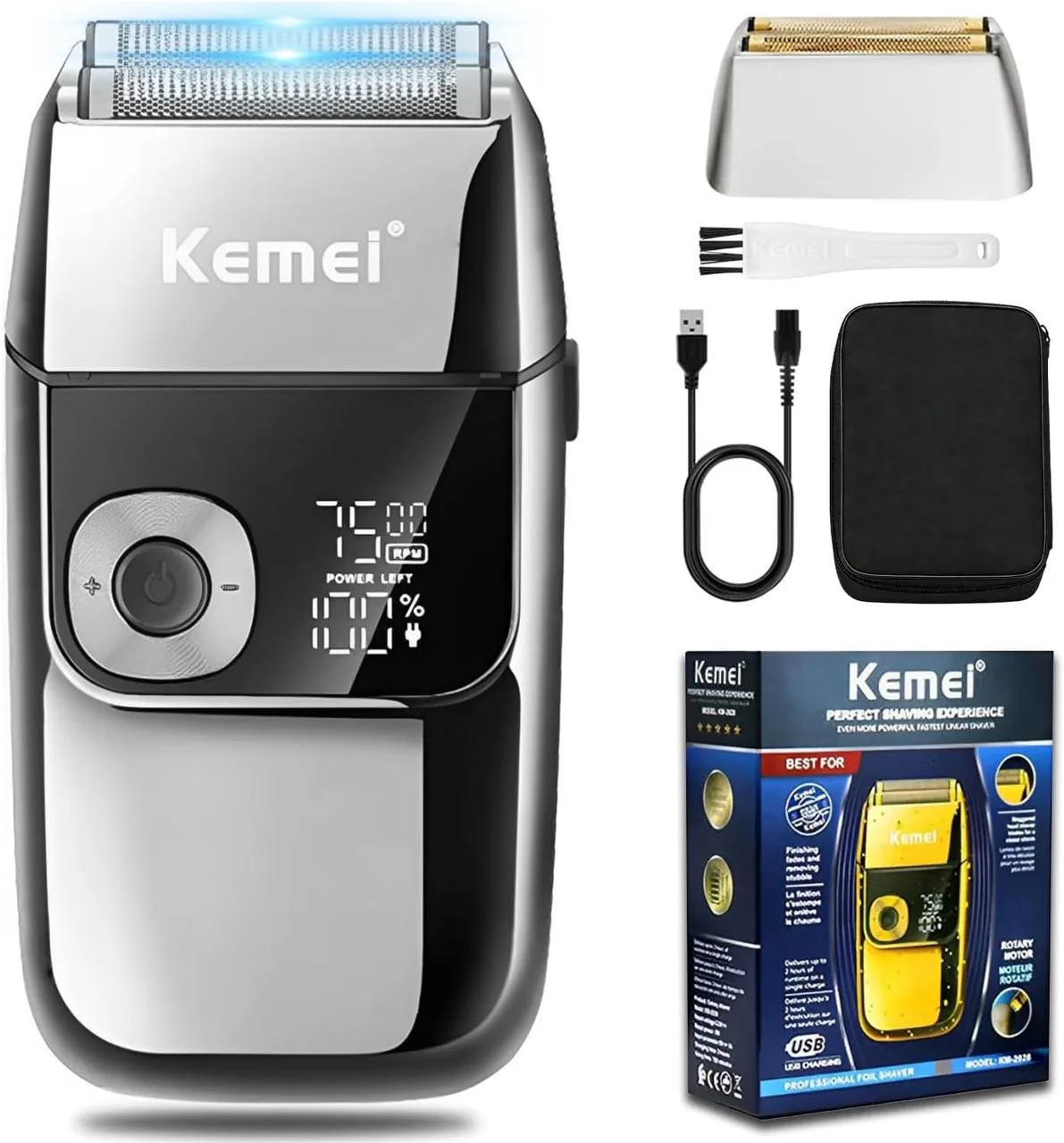 Электробритва Kemei KM-2028 с лезвиями 3