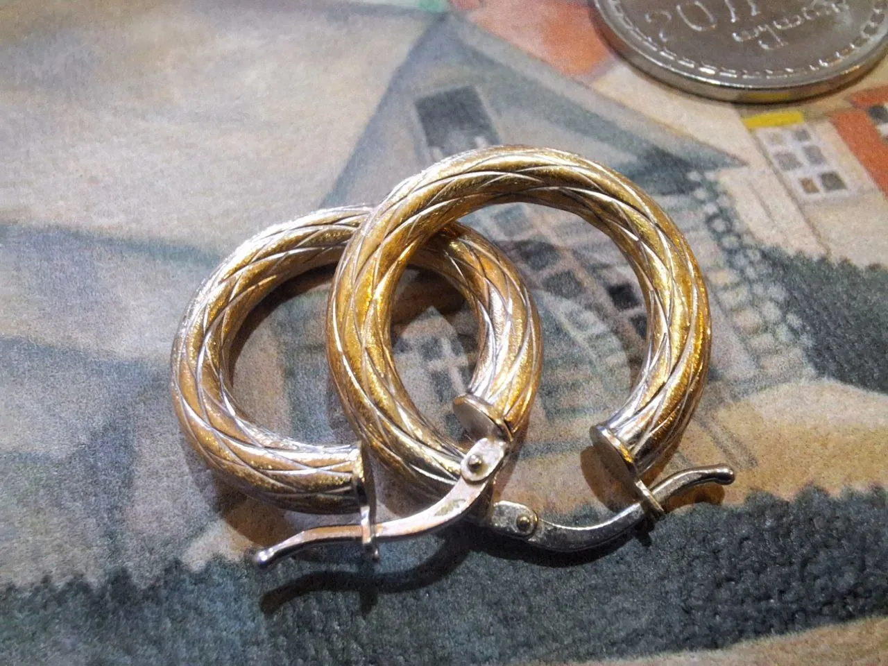 Серьги золотые 585 проба 2г 1