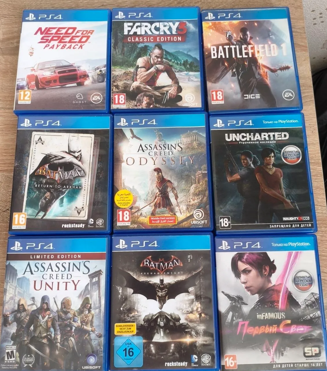 Коллекция игр PS4 PS5 диски 2