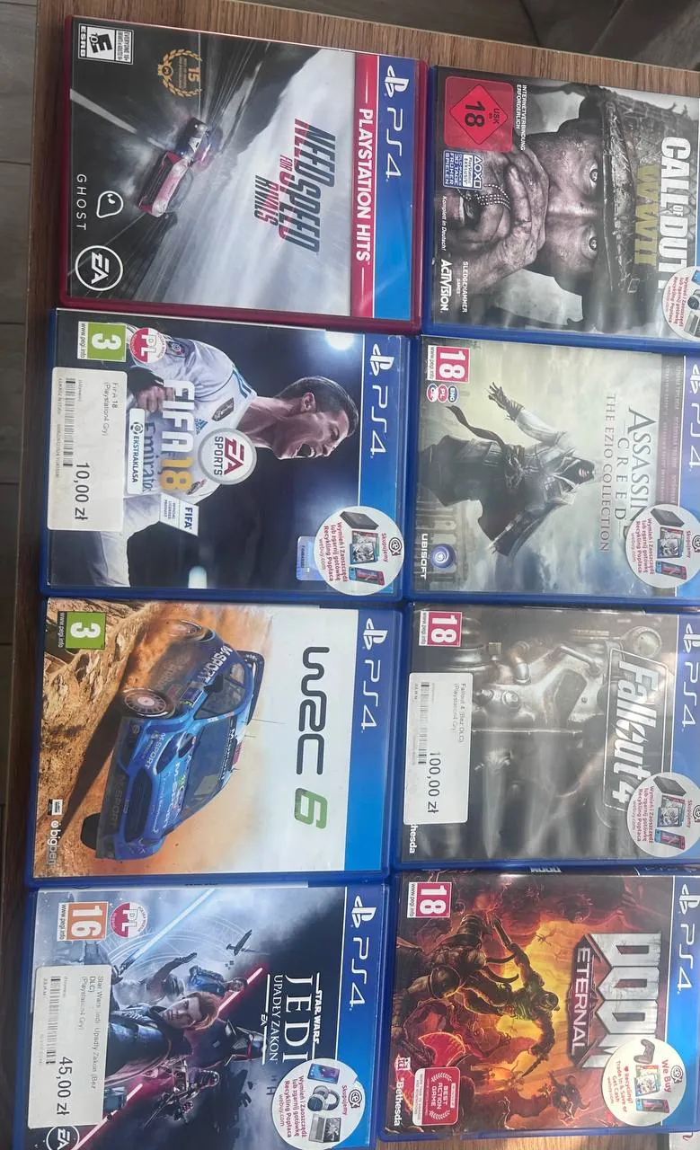Диски игр PlayStation 4 1