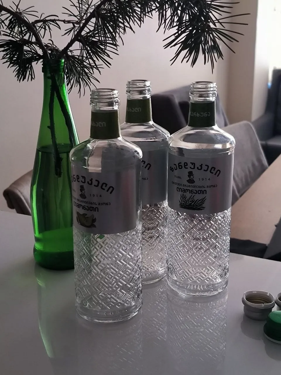 Бутылки декоративные 8 штук 1