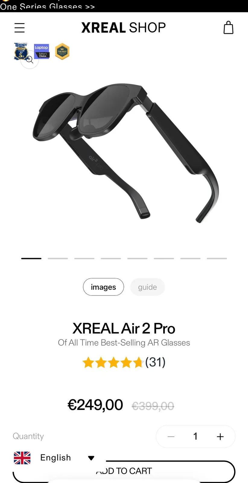 AR-очки XREAL Air 2 Pro 1