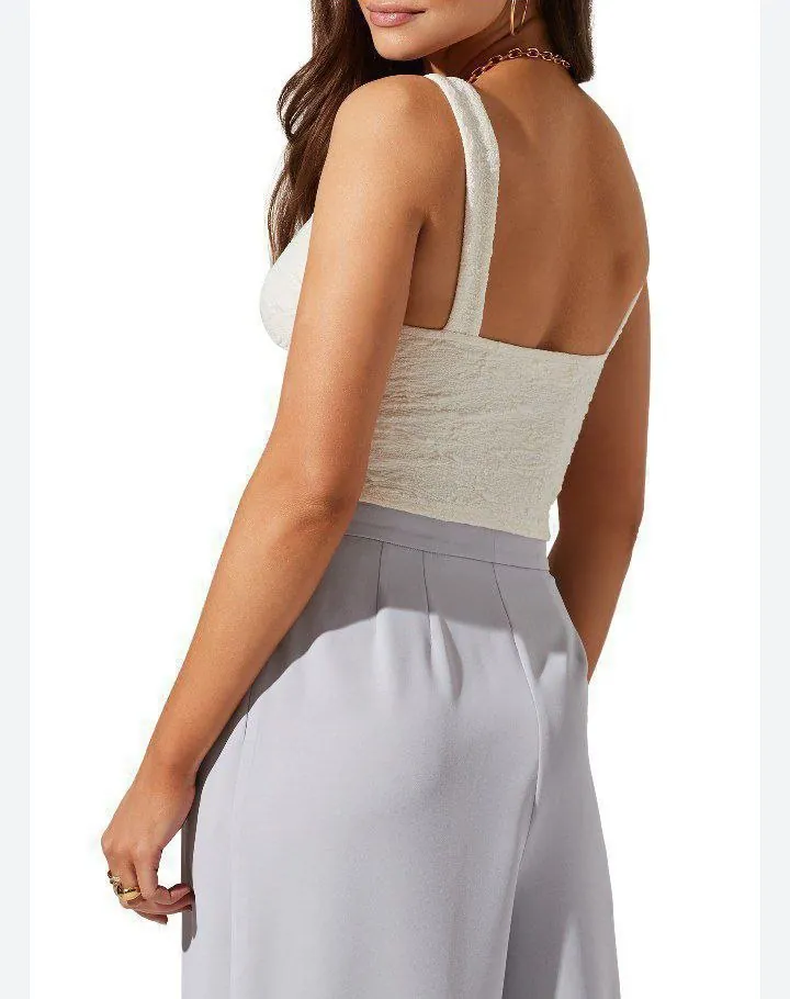 Топ корсет ZARA белый 3