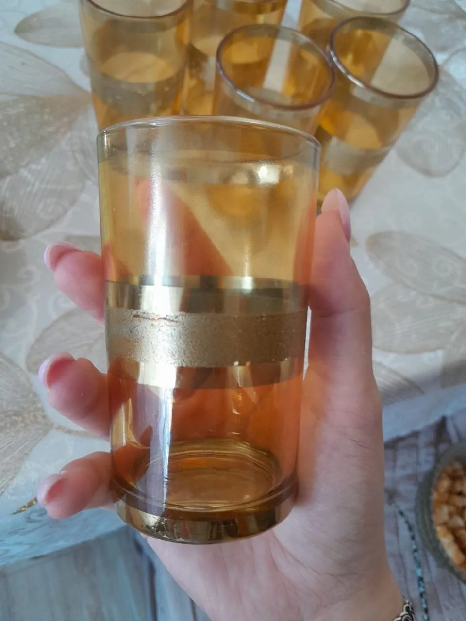 Стаканы и тарелка для фруктов 3