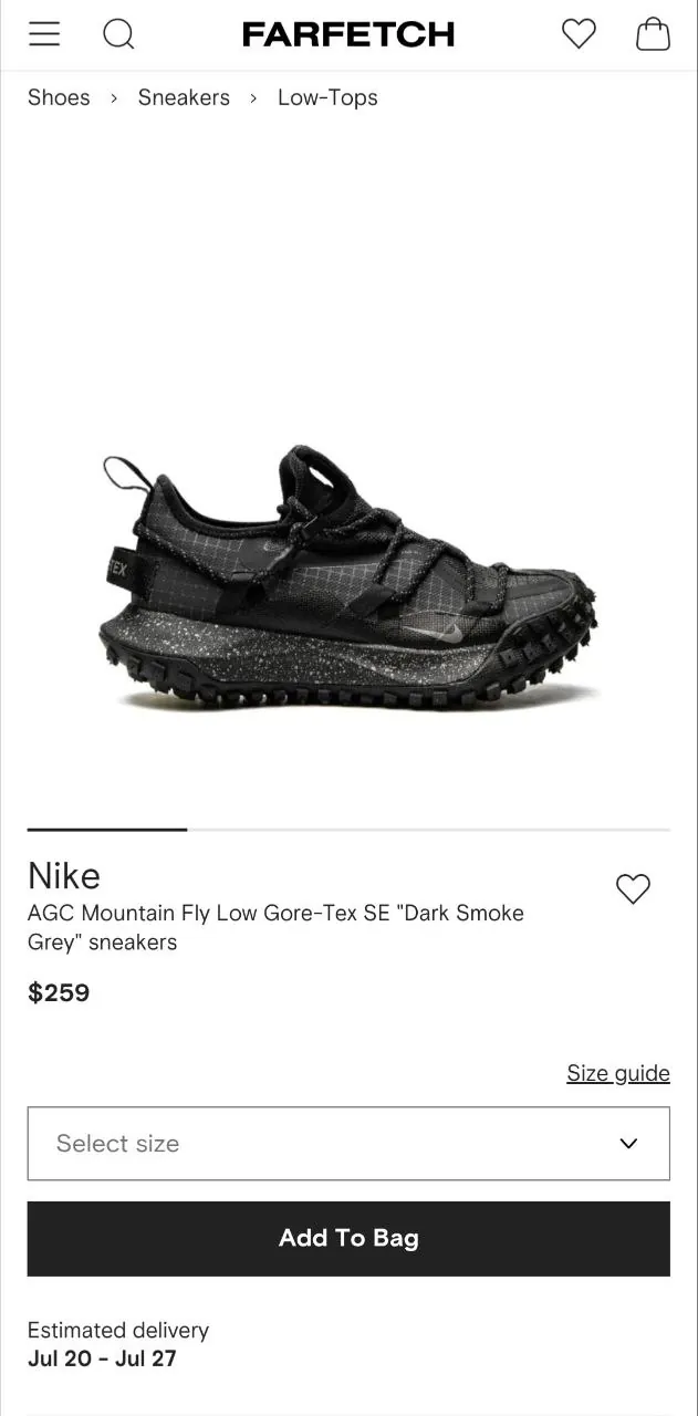 Кроссовки Nike ACG Mountain Fly 3