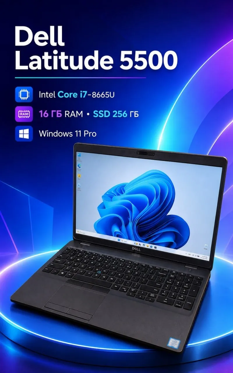 Ноутбук Dell Latitude 5500 сенсорный 1