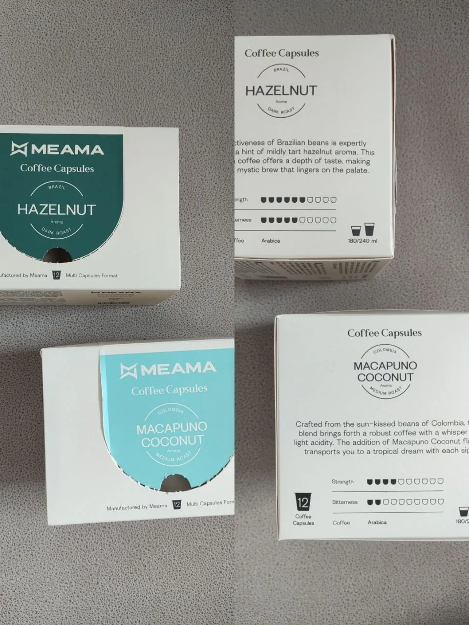 Кофейные капсулы Meama набор 1